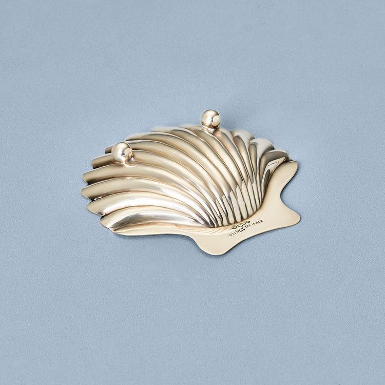 Stone and Strand Vintage Silver Shell Dish Rear Image