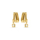 Stone and Strand 14K Yellow Gold Waverly Diamond Cuff Drop Earrings Rear Image