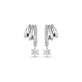 Stone and Strand Sterling Silver Waverly LAB-Created Diamond Drop Earrings Front Image
