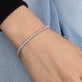 Image of 10K White Gold Noble Diamond Tennis Bracelet on Models Arm