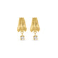 Stone and Strand 14K Yellow Gold Whitney Diamond Drop Earrings Front Image