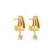Stone and Strand 14K Yellow Gold Whitney Diamond Drop Earrings Rear Image