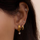 Image of 14K Yellow Gold Whitney Diamond Drop Earrings with Stone and Strand Earrings