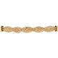 Stone and Strand 10K Yellow Gold Woven In Gold Braided Bracelet Close Up Image