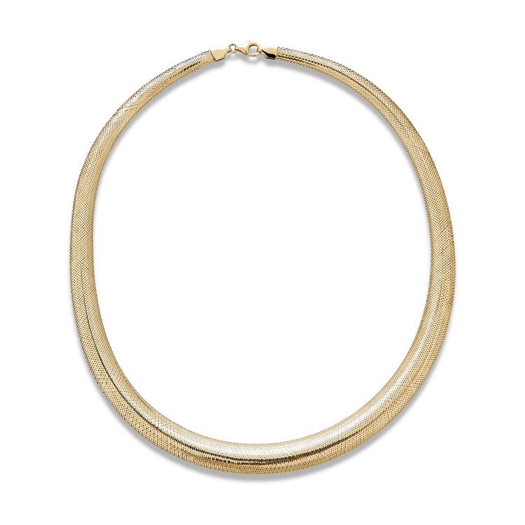 Stone and Strand 10K Yellow Gold Woven In Gold Grand Collar Necklace Front Image