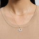 Image of 10K Yellow Gold XL Diamond Code Necklace with Stone and Strand Necklaces