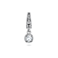 Hooked On You Silver Topaz Charm