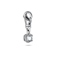 Hooked On You Silver Topaz Charm