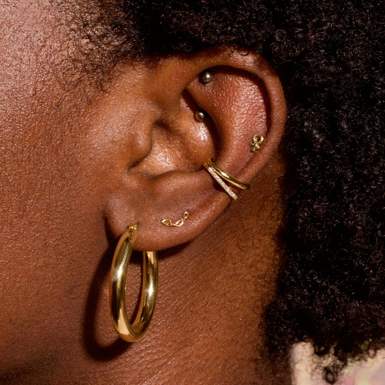 15 Diamond Pave Ear Cuff STONE AND STRAND