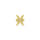 16 Gauge Gold Zodiac Threaded Stud with Titanium Closure