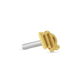 16 Gauge Gold Zodiac Threaded Stud with Titanium Closure