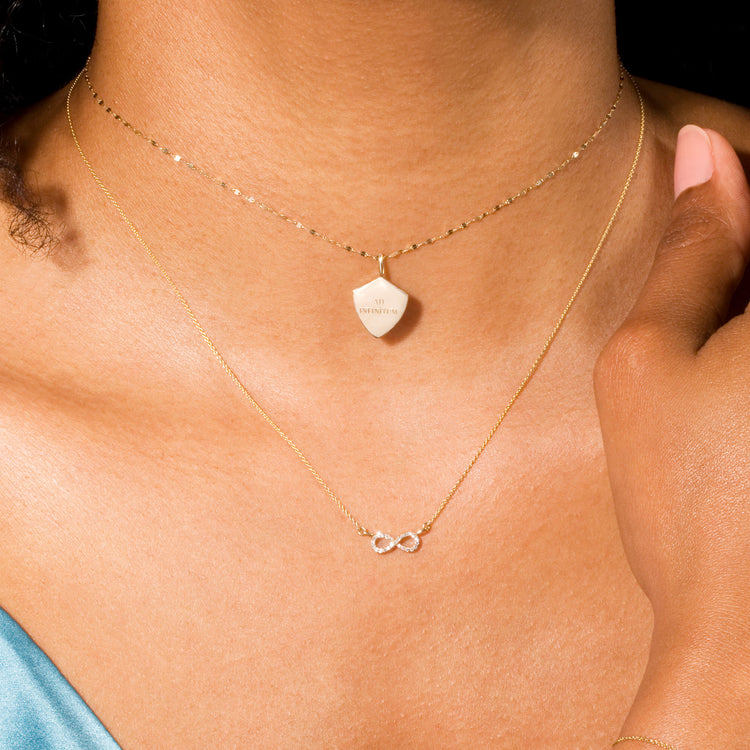 Ad Infinitum Shield Pendant
