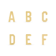 Asymmetric Initial Necklace