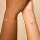 Image of 14K Yellow Gold Baby Pink BFFL Bracelet with Stone and Strand Bracelets