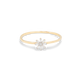 Baguette Diamond Flower Ring