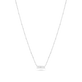 Baguette Diamond Line Necklace