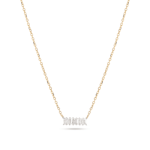 STONE AND STRAND Dainty Mirror Ball ネックレスダイヤモンド付 SMALL-ROUND-DIAMOND-NECKLACE-