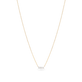 Baguette Diamond Line Necklace