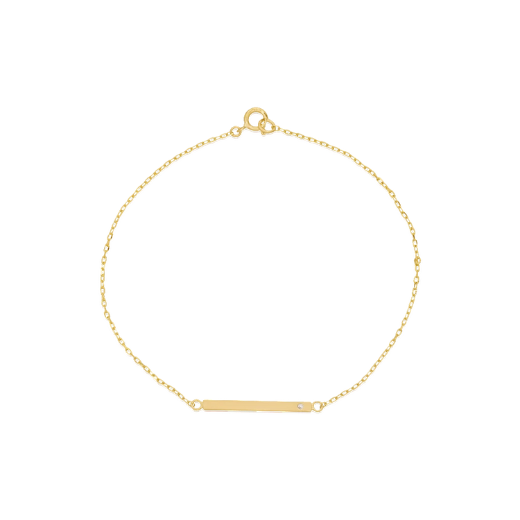 Bar Bracelet with Diamond