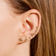 Beaded Curve Piercing Earring