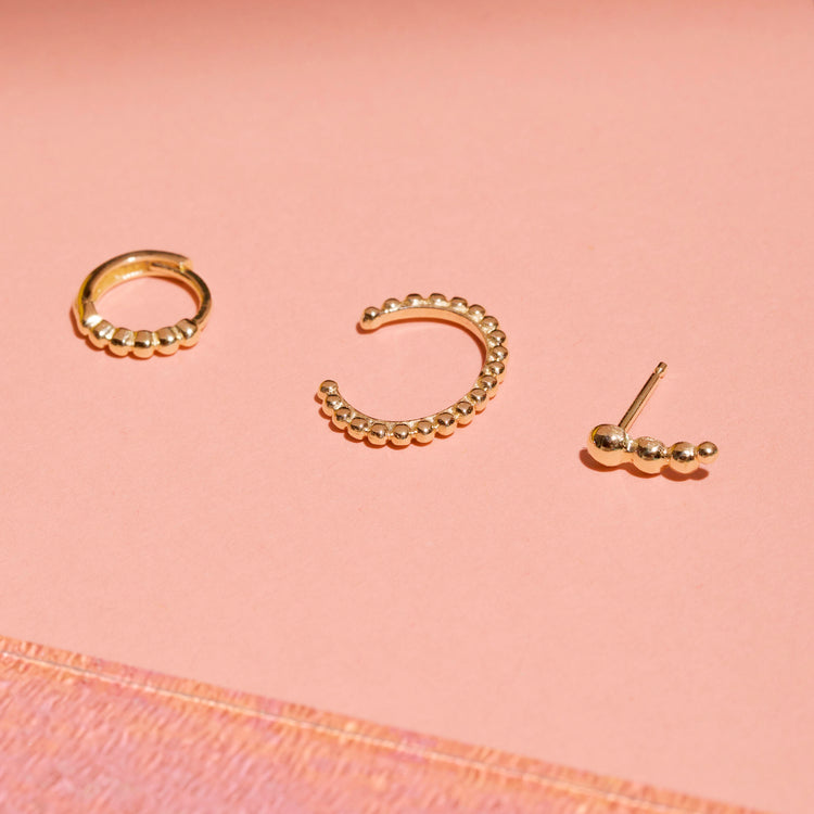 Beaded Ear Climbers