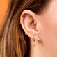 Beaded Festoon Fixed Piercing Earring
