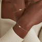 Image of 10K Yellow Gold Gold Bestie Bracelets on Models Arm