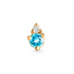 Birthstone And Diamond Stud Earring
