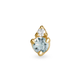 Birthstone And Diamond Stud Earring