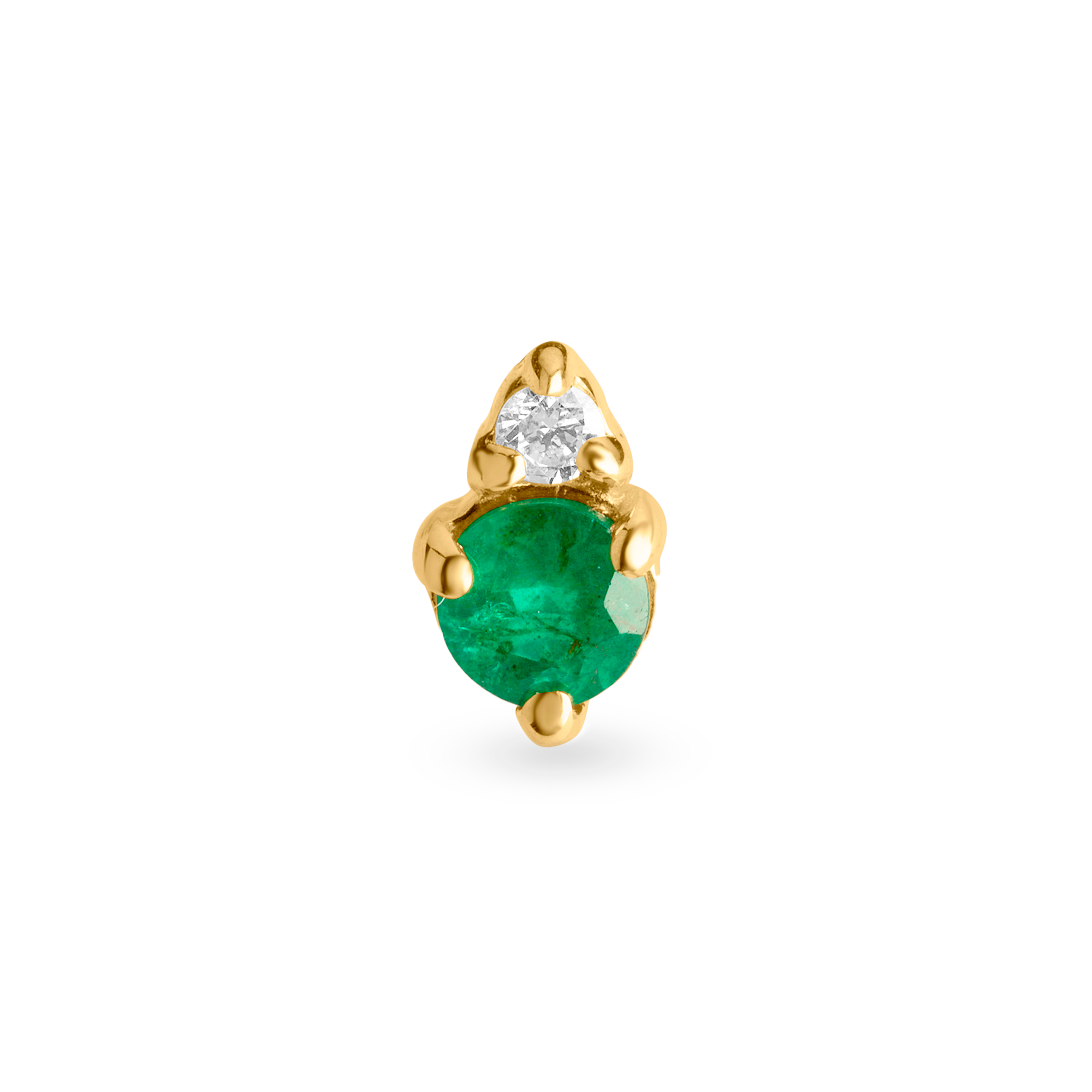 「STONE AND STRAND」10Kゴールド アメジスト ダイヤモンド ネックレス 花 フラワー 18金 K18イエローゴールド アメジスト