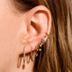Birthstone And Diamond Stud Earring