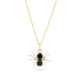 Black Diamond Spider Necklace