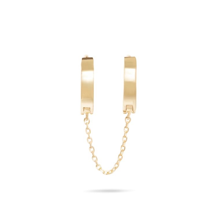 Blue Ombre Double Huggie