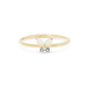 Blue Opal Butterfly Ring