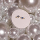 Stone and Strand 10K Yellow Gold Blue Sapphire Valentine Studs Editorial Image
