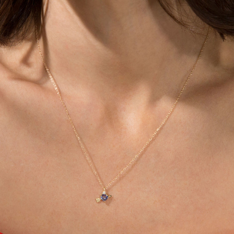 Blue Valentine Necklace STONE AND STRAND
