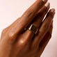 Bold Gold Plated Signet Ring