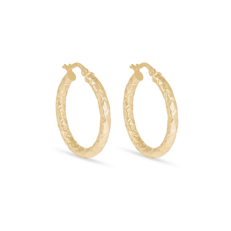 Bold Sparkle Hoops