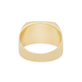 Bold Gold Plated Signet Ring