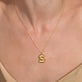 Bubble Tea Initial Necklace