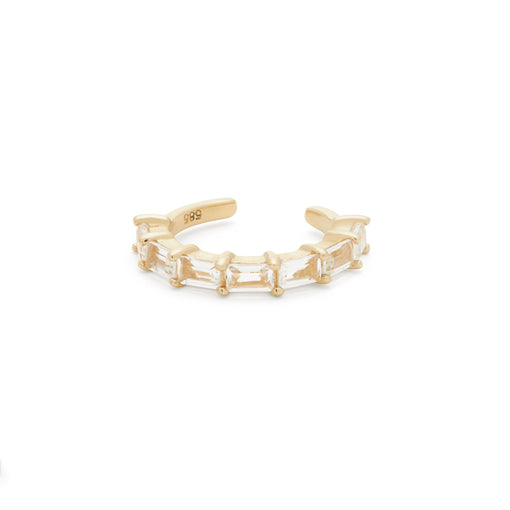 Baguette Topaz Eternity Ear Cuff – STONE AND STRAND
