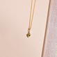 Birthstone And Diamond Pendant Necklace