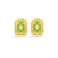 Candy Peridot Studs