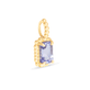 Stone and Strand 10K Yellow Gold Candy Tanzanite Charm Side Image