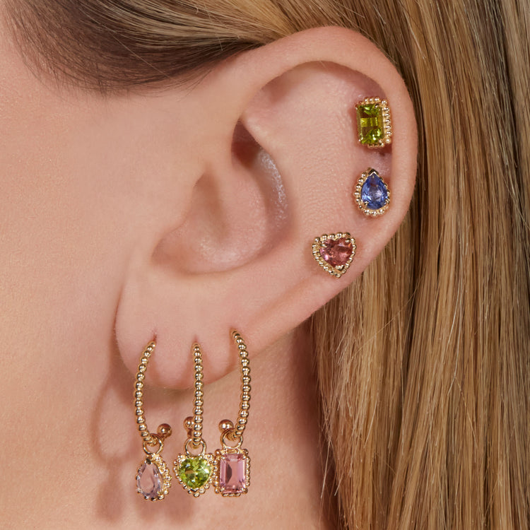 Candy Tourmaline Studs