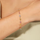 Image of 10K Yellow Gold Candyland Unicorn Tennis Bracelet on Models Arm