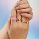 Carousel Enamel Ring Set