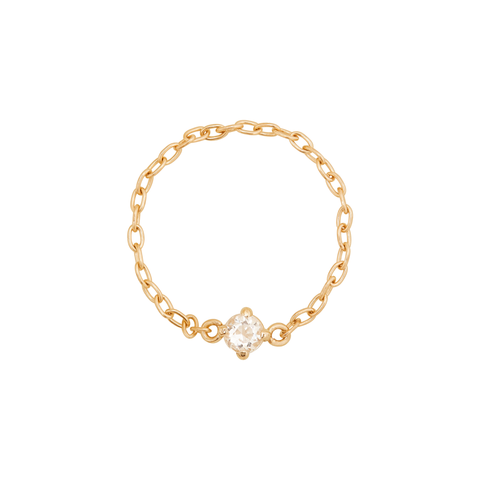 Chain Reaction Topaz Ring