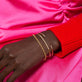 Image of 14K Yellow Gold Tiny Chunky Chain Bracelet with Stone and Strand Bracelets