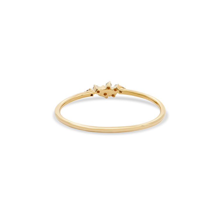 Clustered Diamond Ring